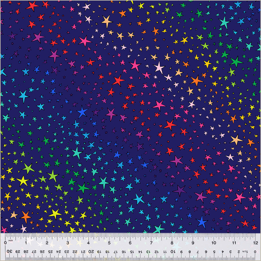 Pen Pals - Stardust in Galaxy - Heather Givans - 54236-13 - Half Yard