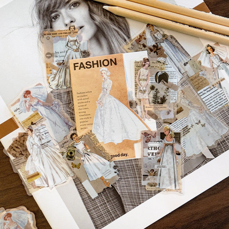 Fashion Note Series European Style Decorative Stickers