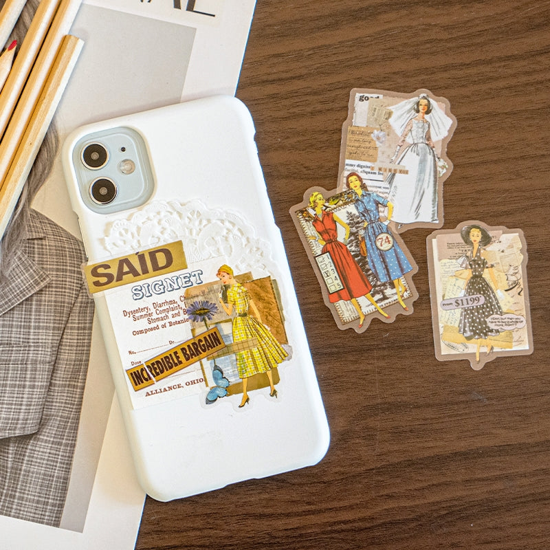 Fashion Note Series European Style Decorative Stickers