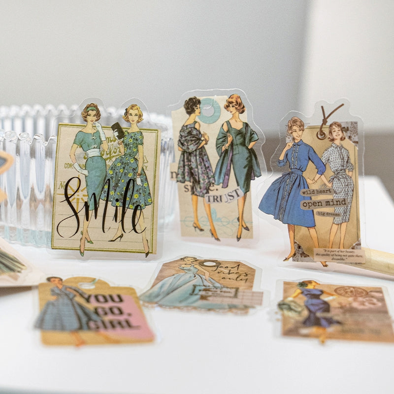 Fashion Note Series European Style Decorative Stickers