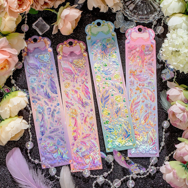 Feather Dreams Hot Stamping Feather Stickers