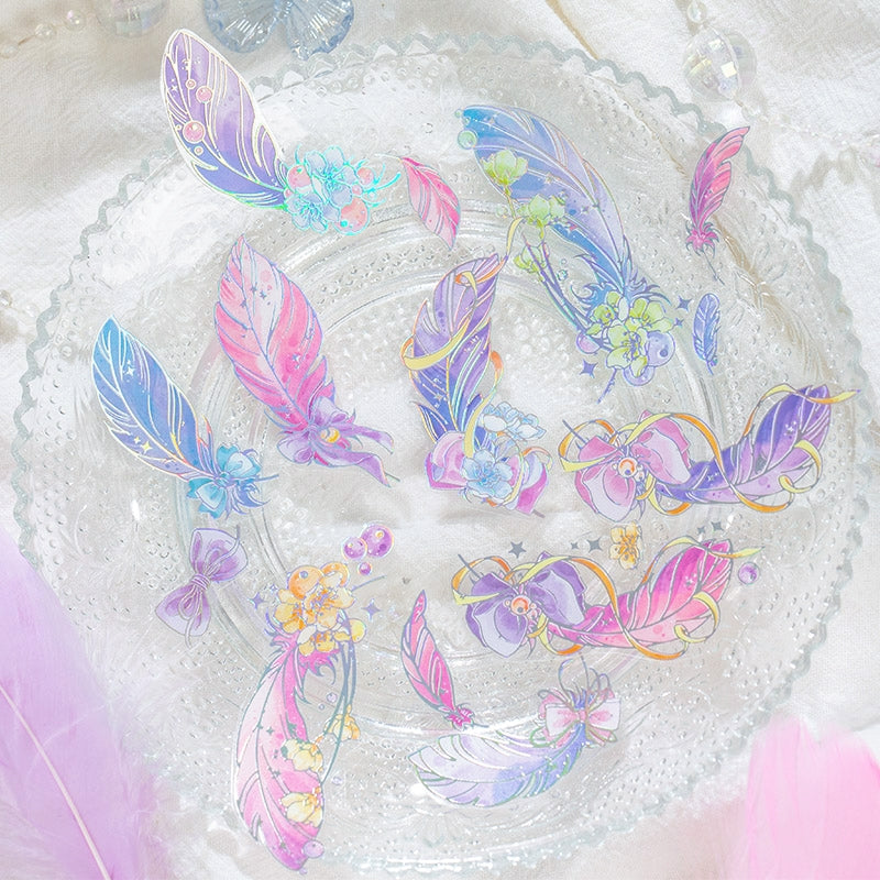 Feather Dreams Hot Stamping Feather Stickers