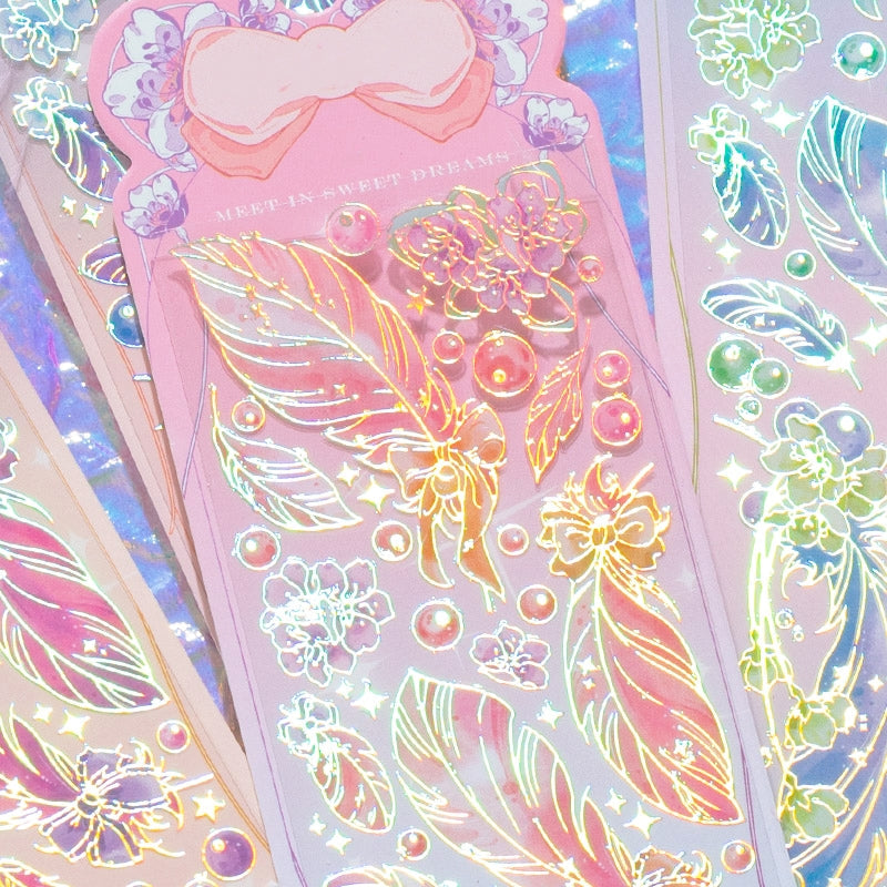 Feather Dreams Hot Stamping Feather Stickers
