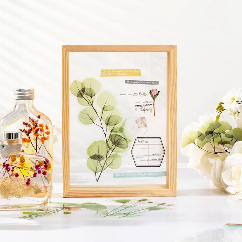 Flower of Life Series Plant Clear Transparent Stickers