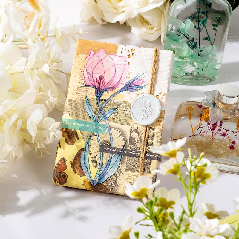 Flower of Life Series Plant Clear Transparent Stickers