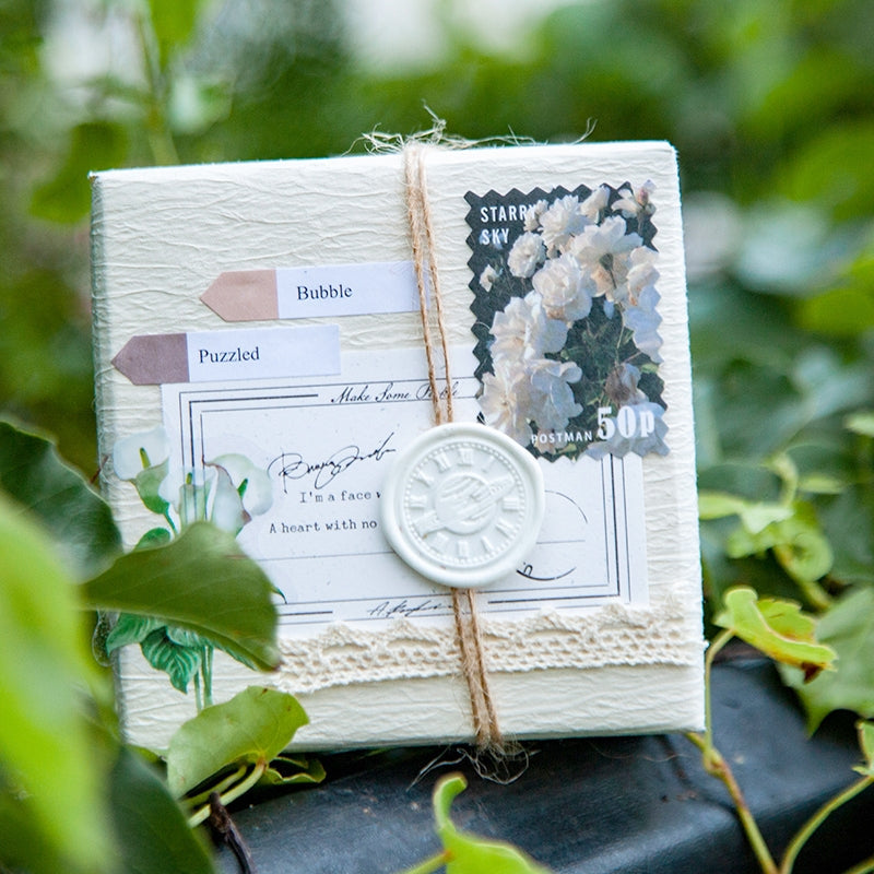 Four Seasons Garden Series Stamp Sticker Book