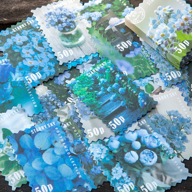 Four Seasons Garden Series Stamp Sticker Book