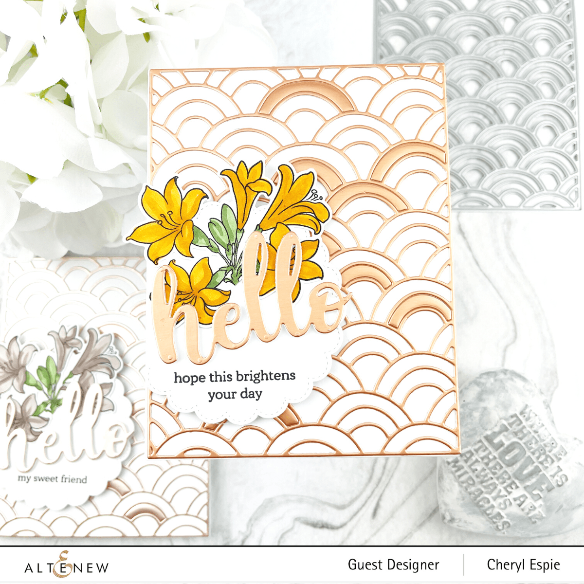 Scalloped Circles Hot Foil Plate Set