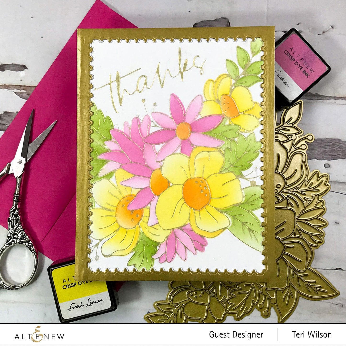 Sweet Sentiments Hot Foil Plate Set