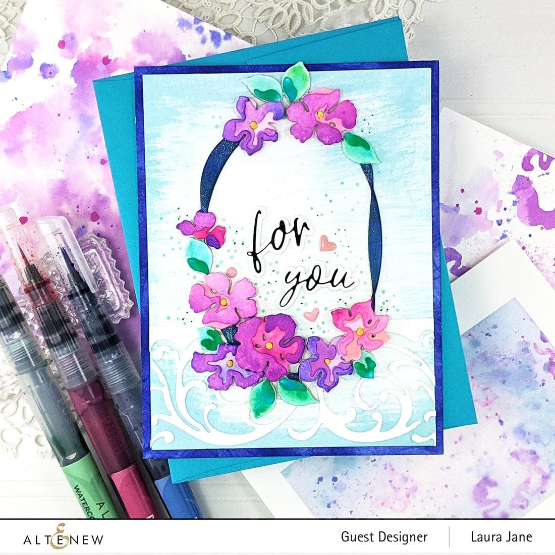 Sweet Sentiments Hot Foil Plate Set