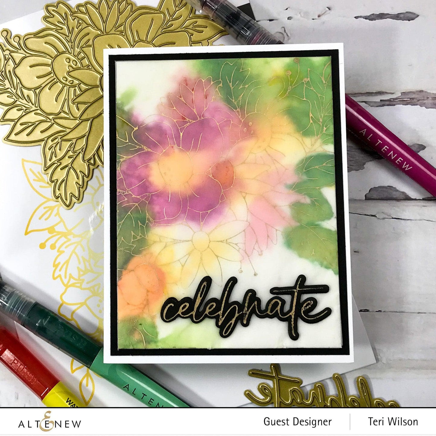 Sweet Sentiments Hot Foil Plate Set