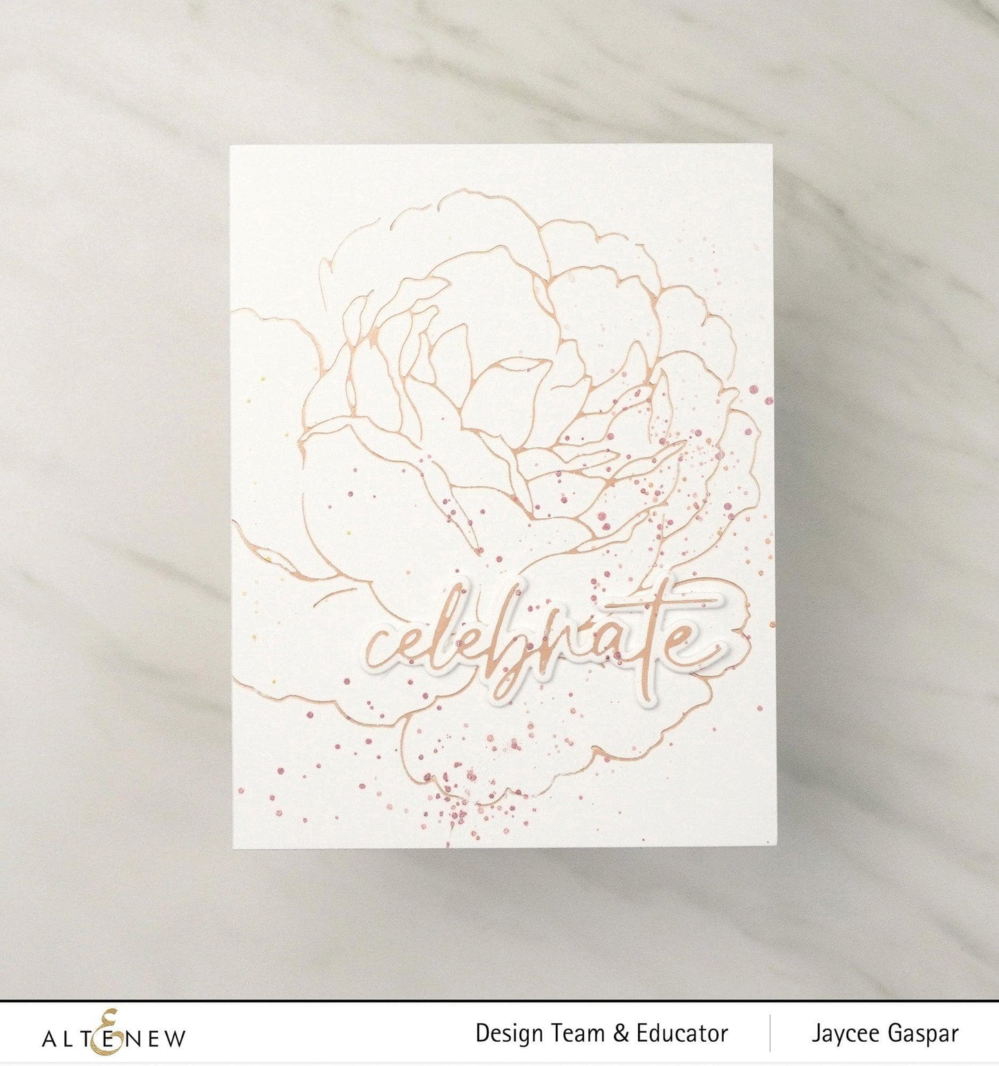 Sweet Sentiments Hot Foil Plate Set