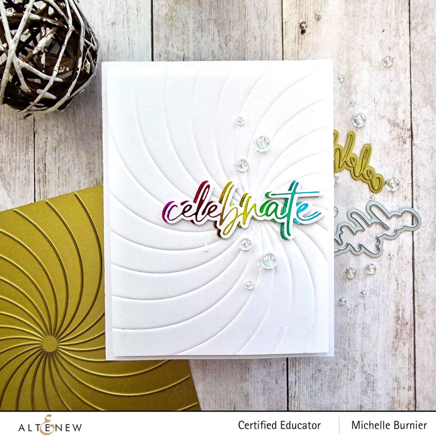 Sweet Sentiments Hot Foil Plate Set