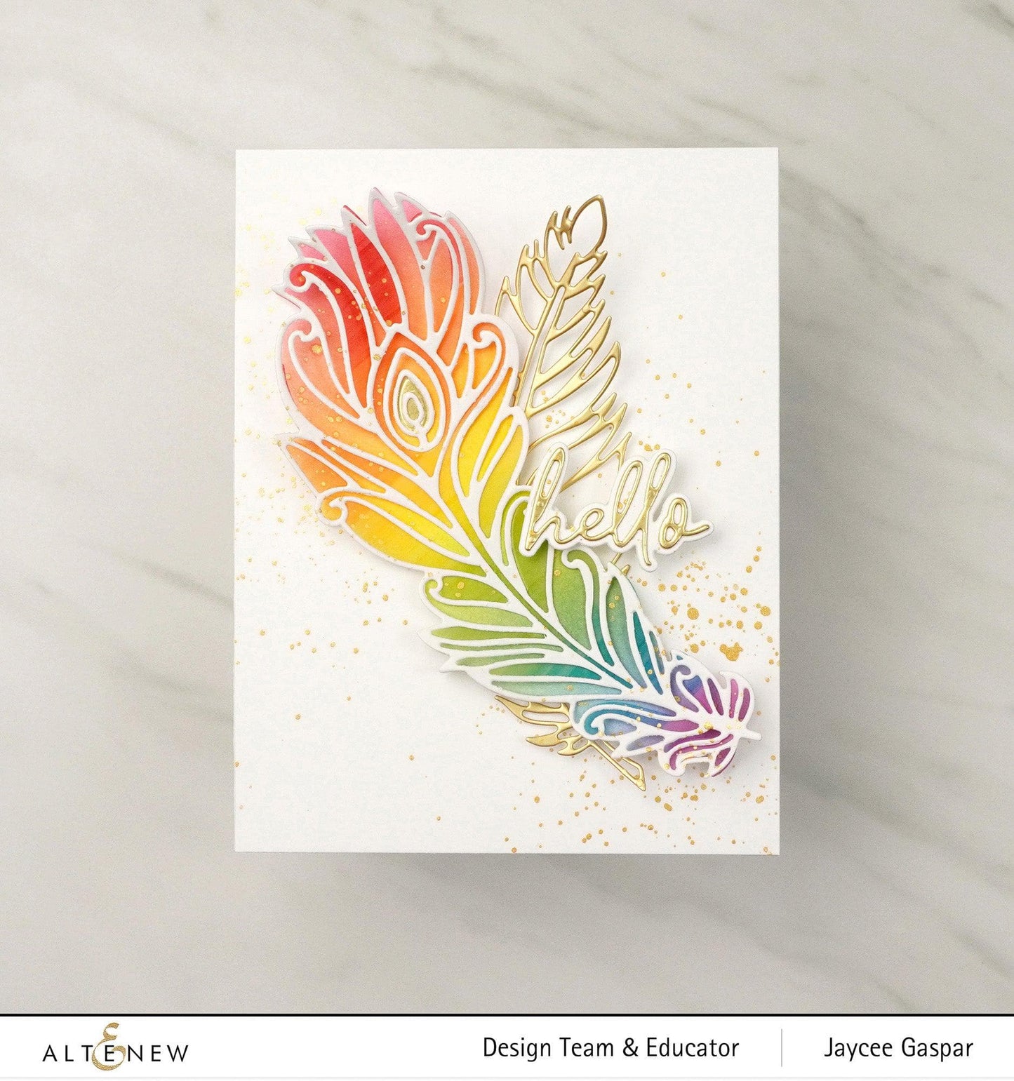 Sweet Sentiments Hot Foil Plate Set