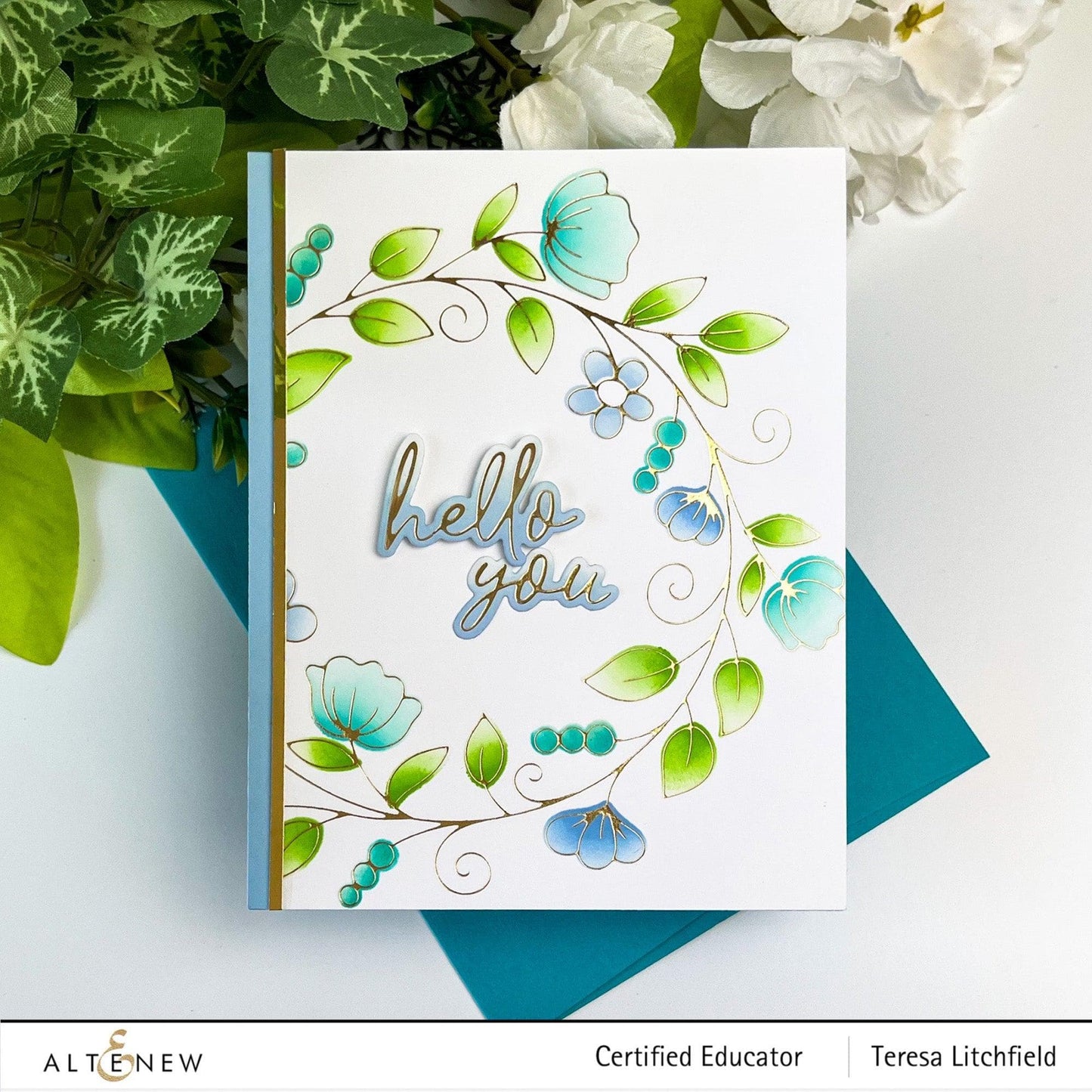 Sweet Sentiments Hot Foil Plate Set