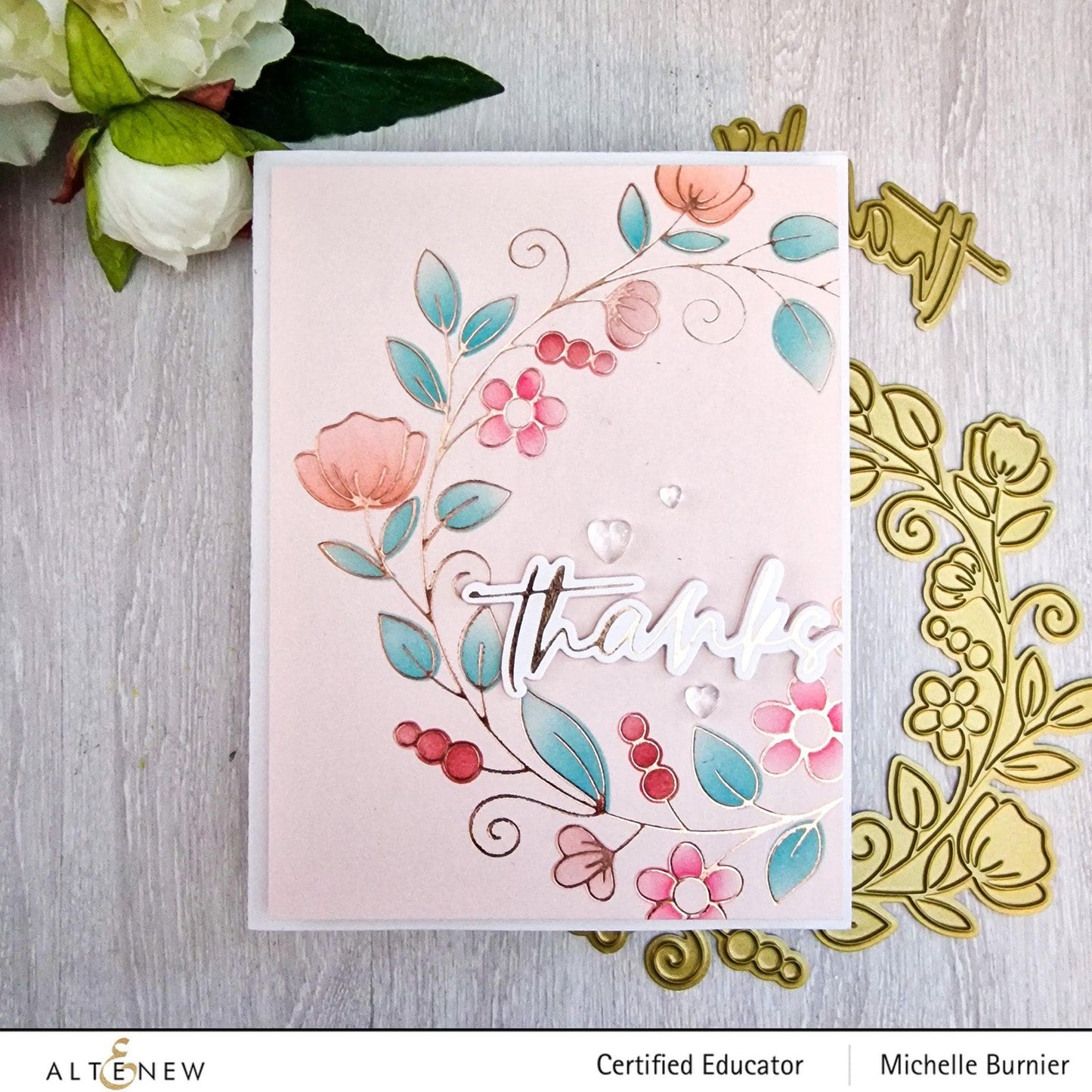 Sweet Sentiments Hot Foil Plate Set