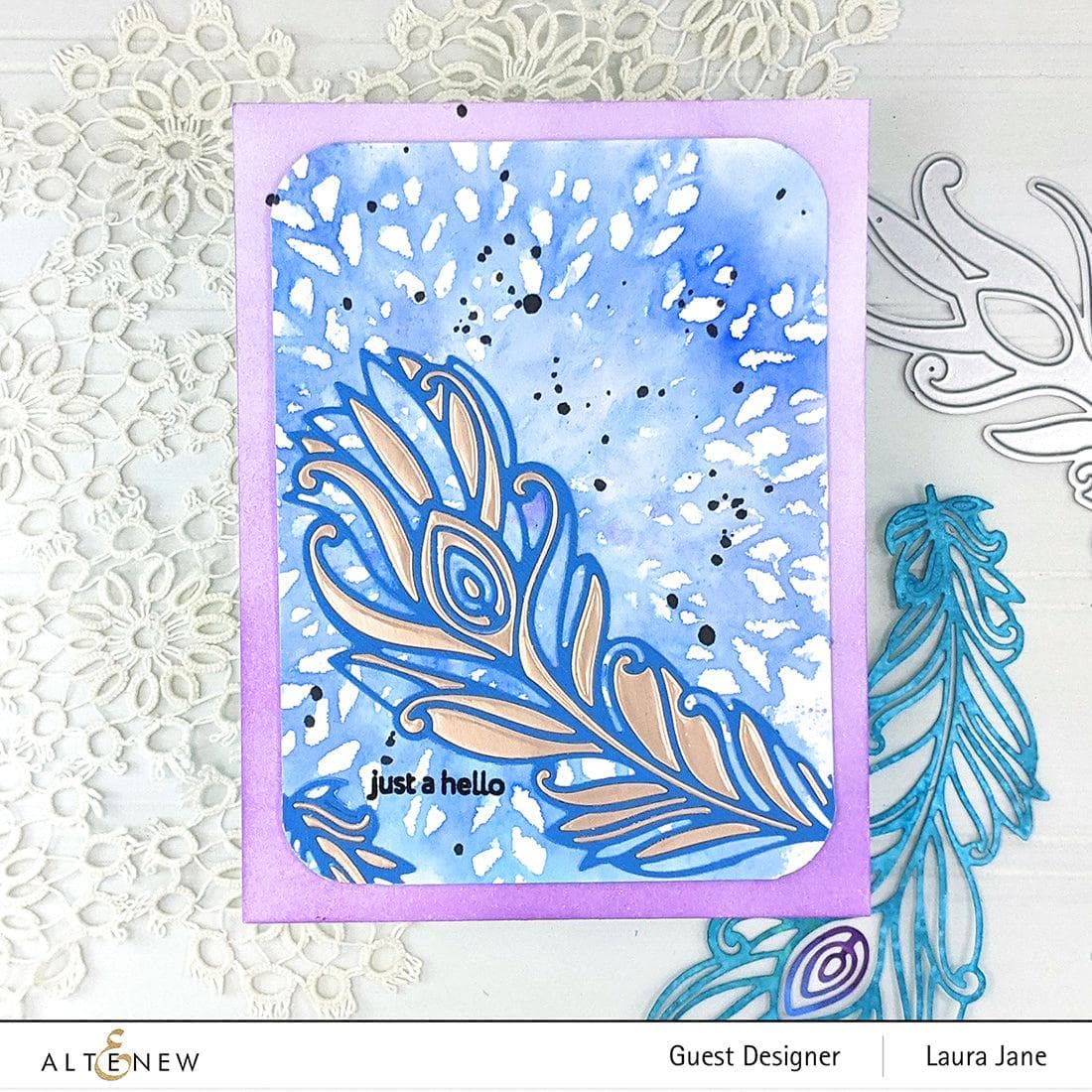 Sweet Sentiments Hot Foil Plate Set
