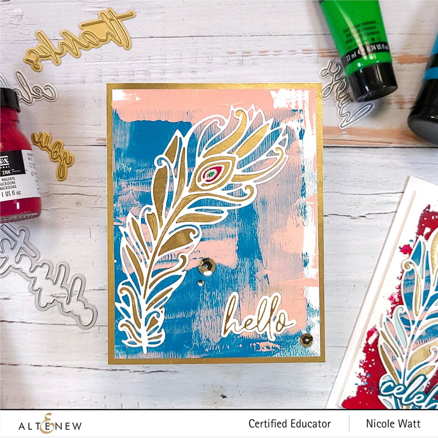 Sweet Sentiments Hot Foil Plate Set