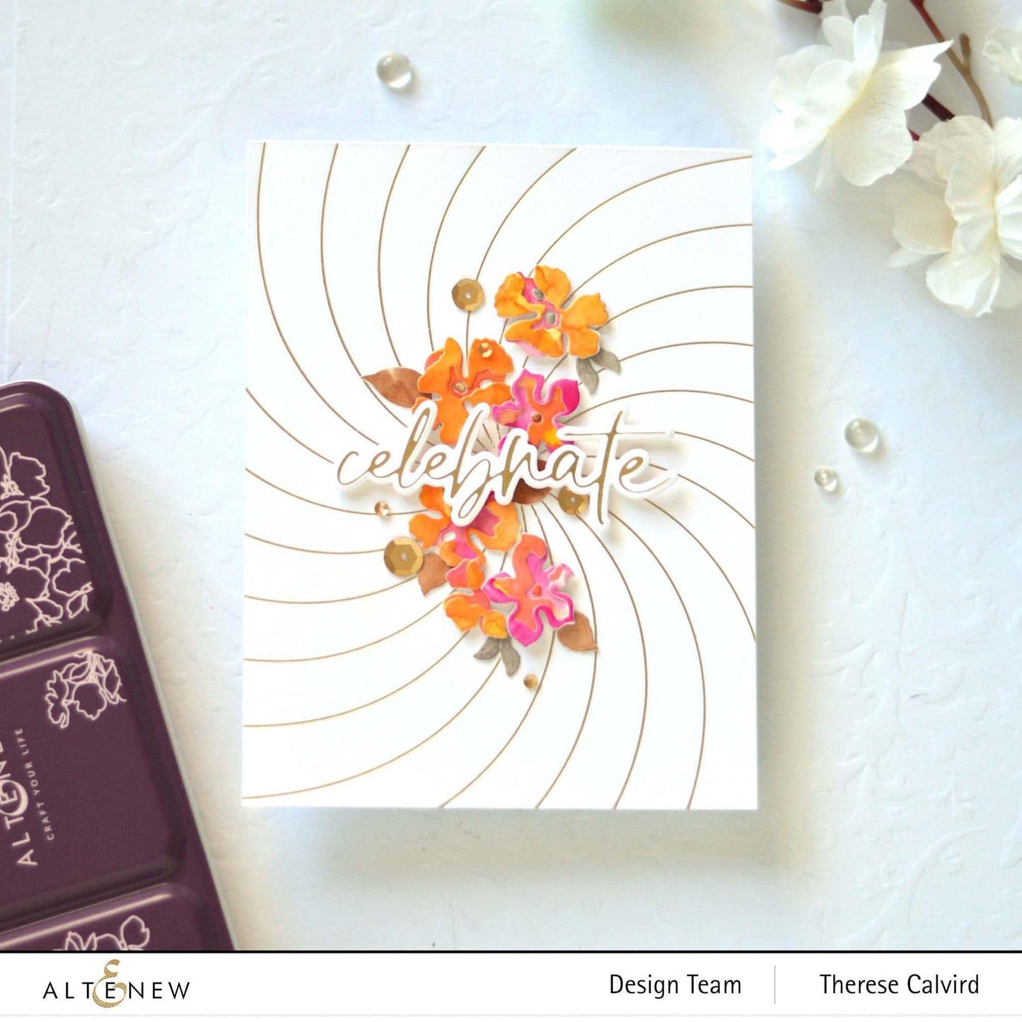 Sweet Sentiments Hot Foil Plate Set