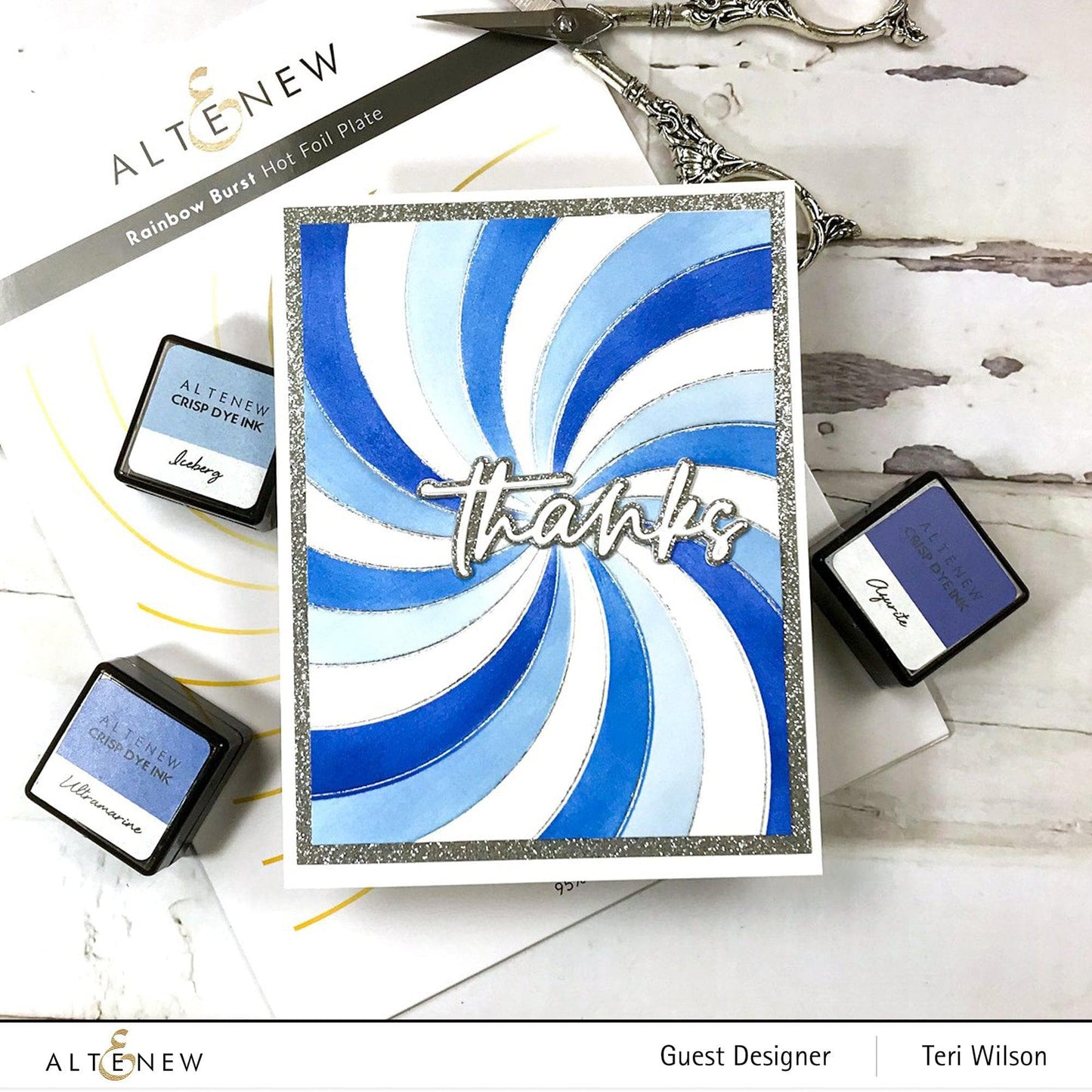 Sweet Sentiments Hot Foil Plate Set