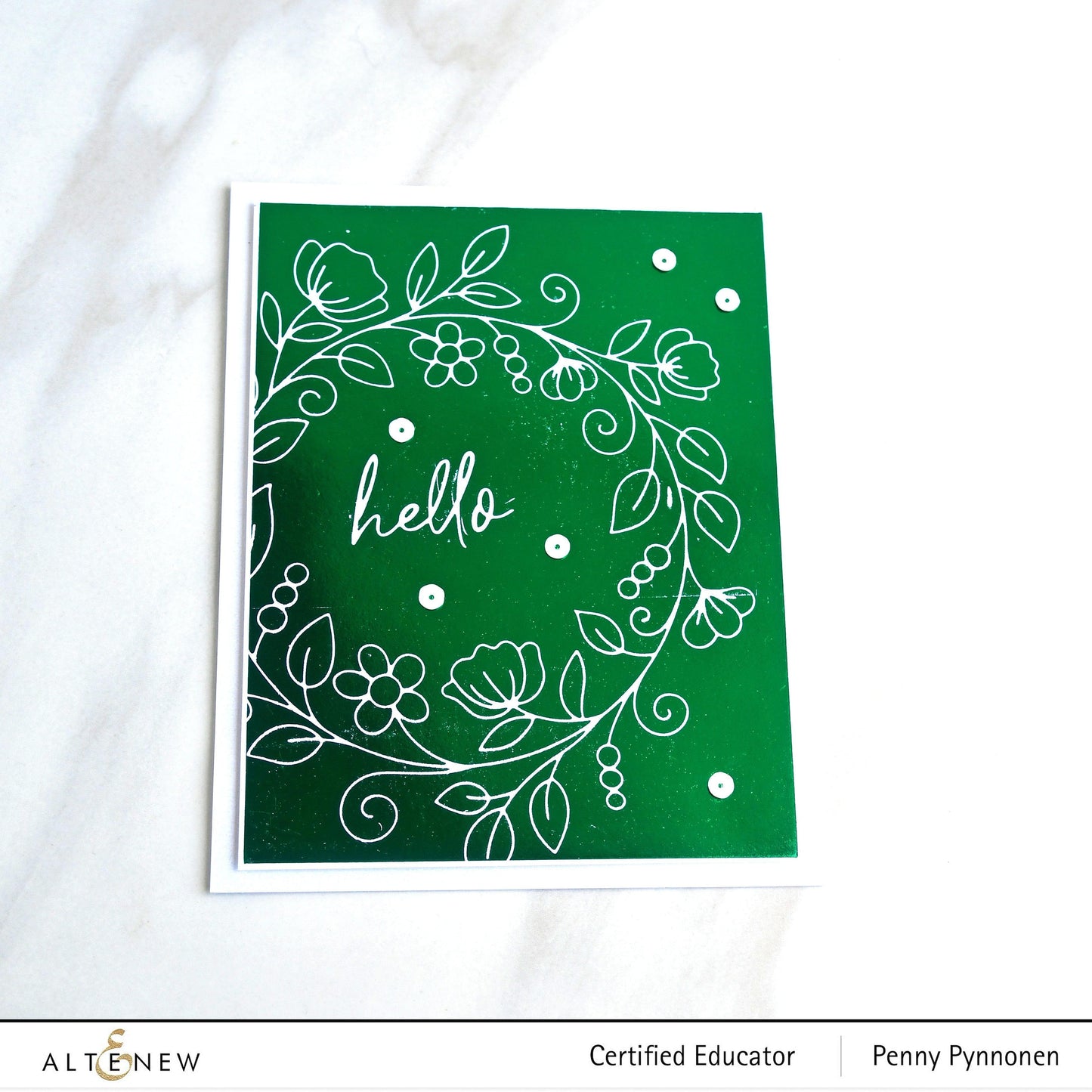 Sweet Sentiments Hot Foil Plate Set