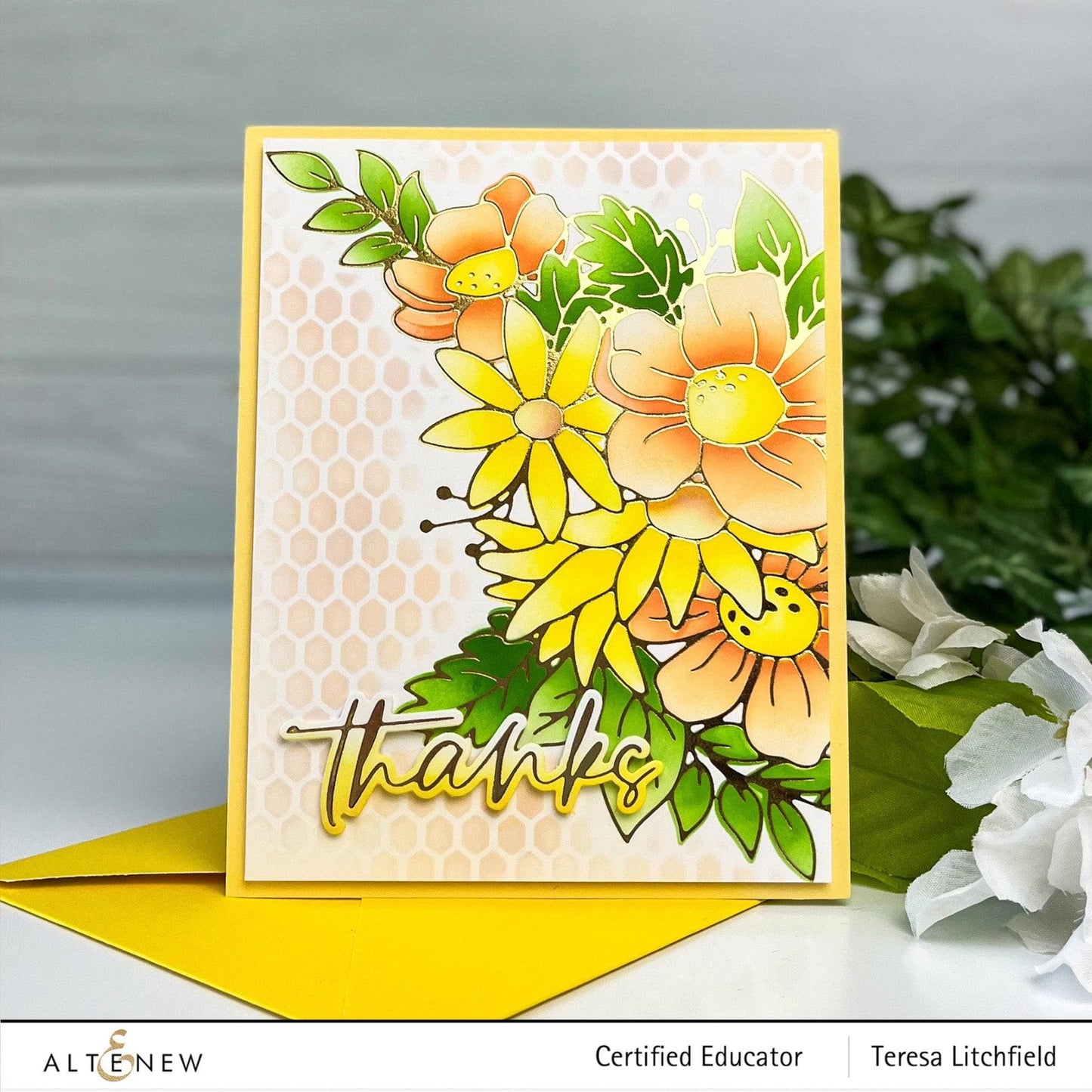 Sweet Sentiments Hot Foil Plate Set