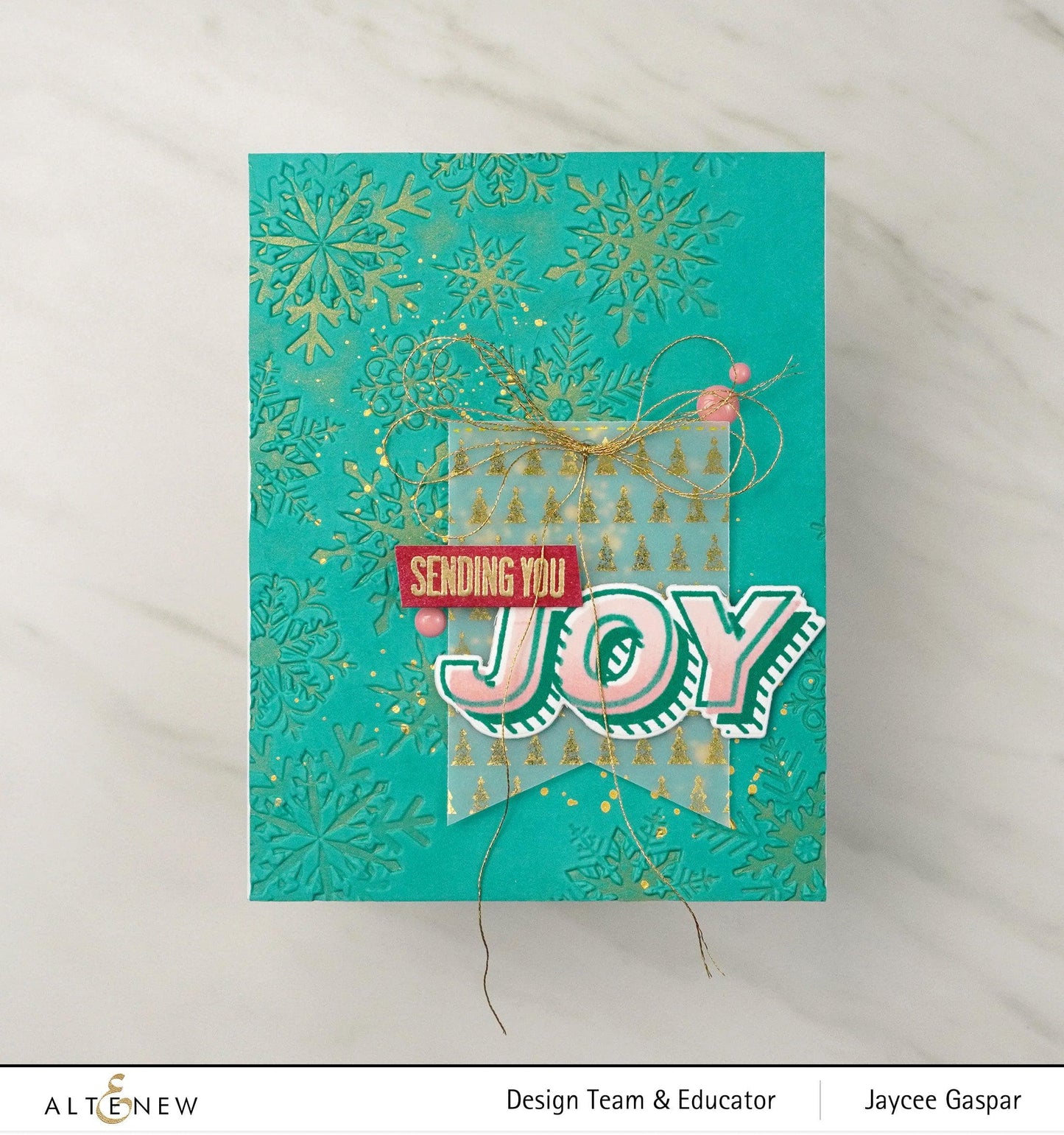 Tiny Festive Patterns Hot Foil Plate Set (4 in 1)