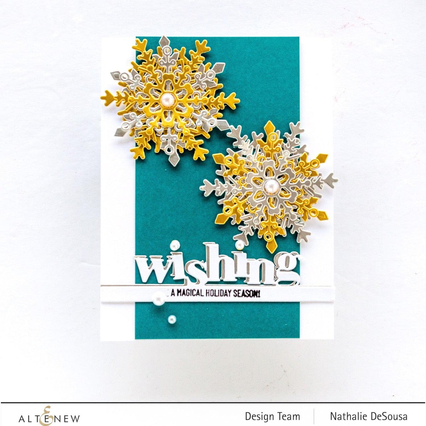 Tiny Festive Patterns Hot Foil Plate Set (4 in 1)