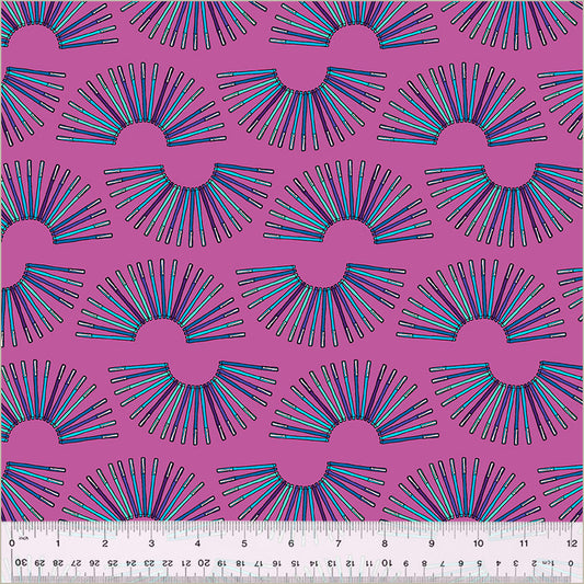 Pen Pals - Mr. Pen in Orchid - Heather Givans - 54238-19 - Half Yard