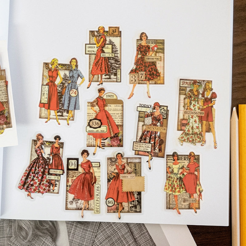 Fashion Note Series European Style Decorative Stickers