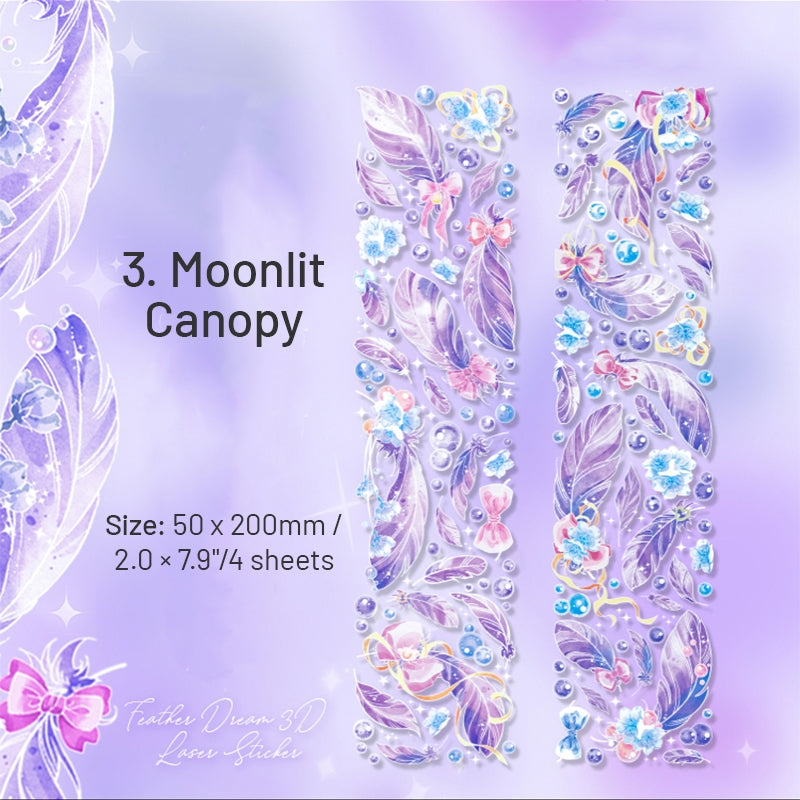 Feather Dreams Hot Stamping Feather Stickers