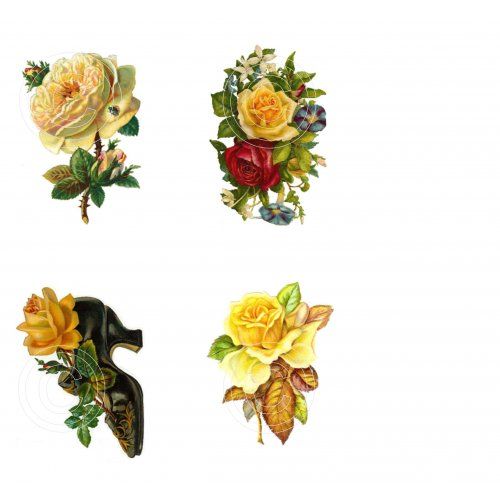 Florals 7, Vintage Hue Acetate