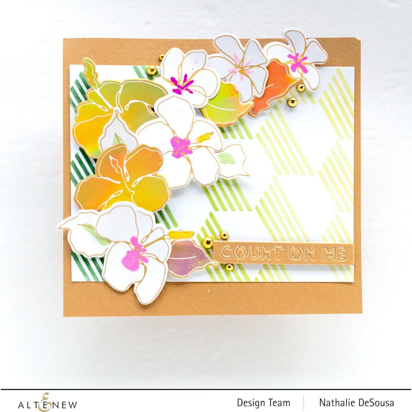 Linear Life: Tropical Garden Hot Foil Plate Set