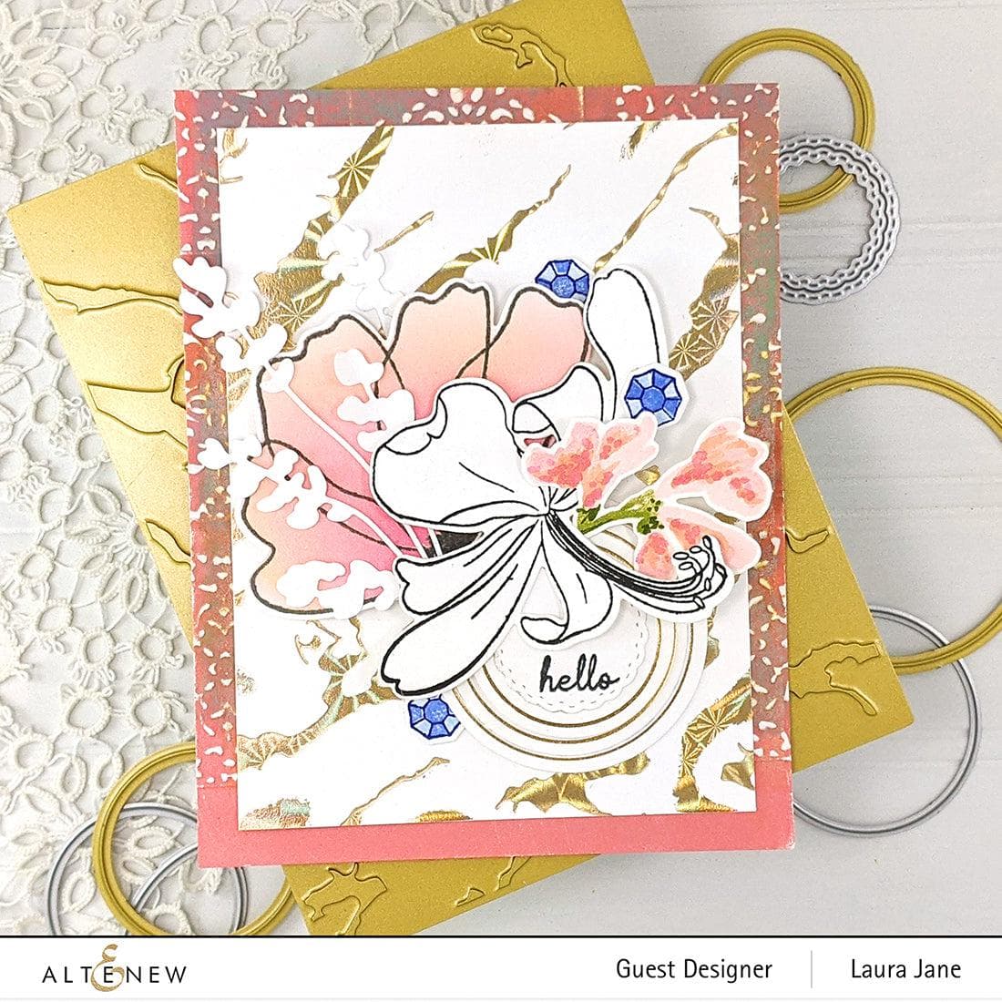 Scalloped Circles Hot Foil Plate Set