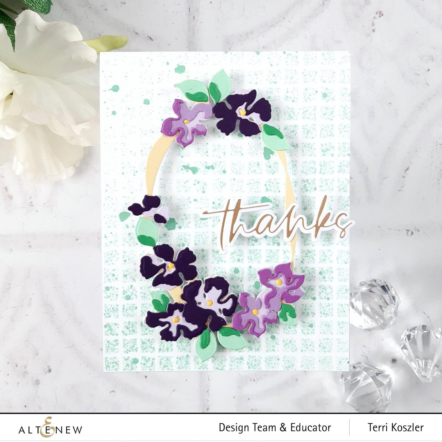 Sweet Sentiments Hot Foil Plate Set