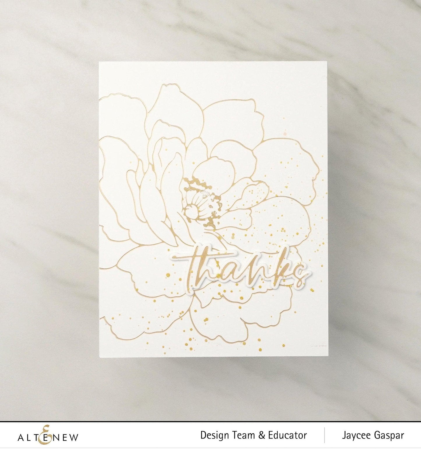 Sweet Sentiments Hot Foil Plate Set