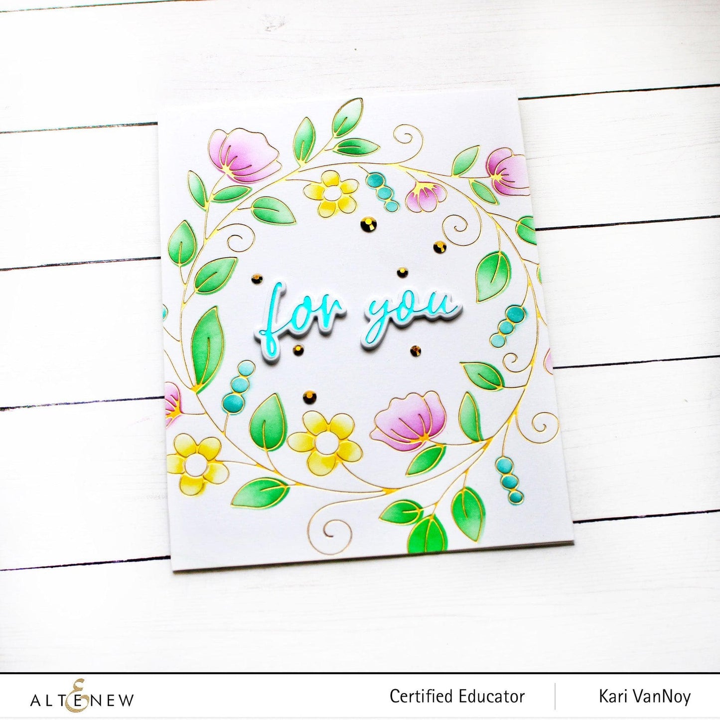Sweet Sentiments Hot Foil Plate Set
