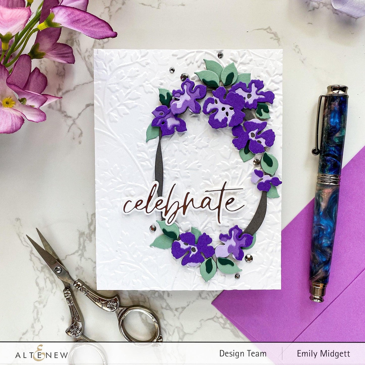 Sweet Sentiments Hot Foil Plate Set