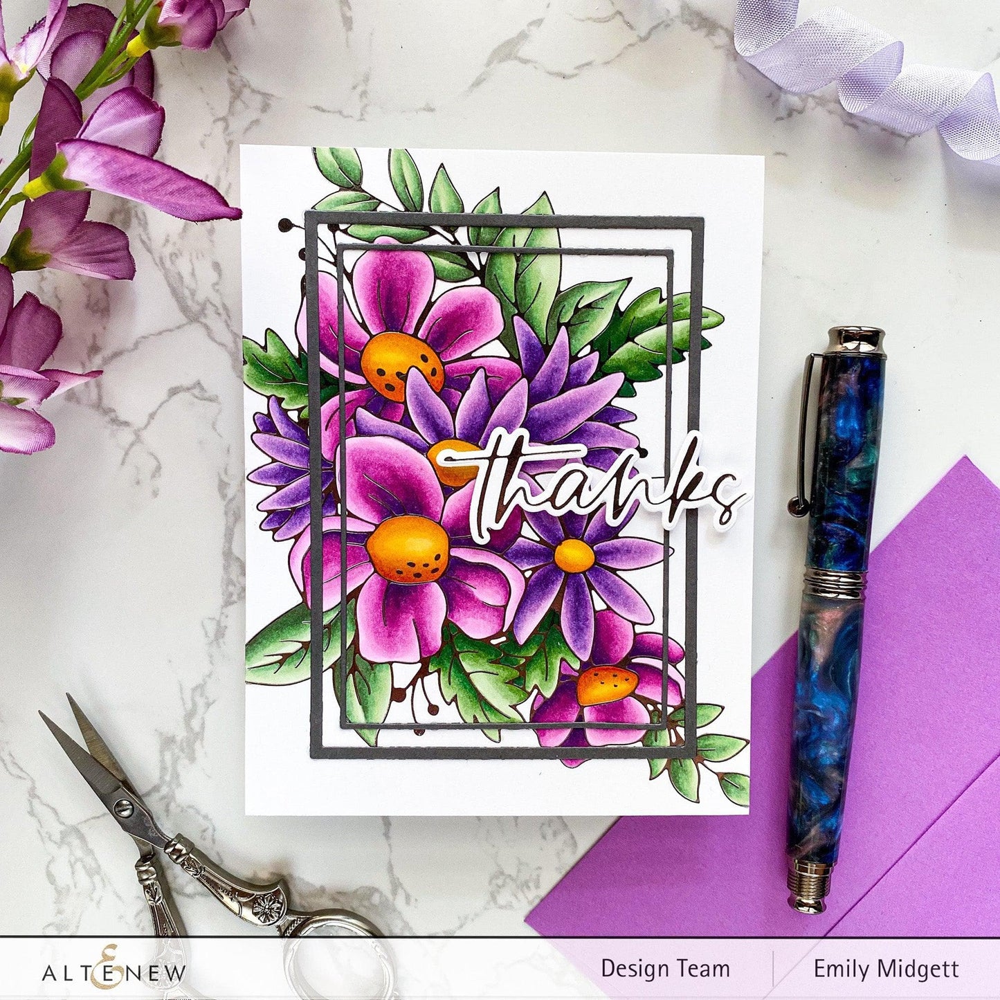 Sweet Sentiments Hot Foil Plate Set