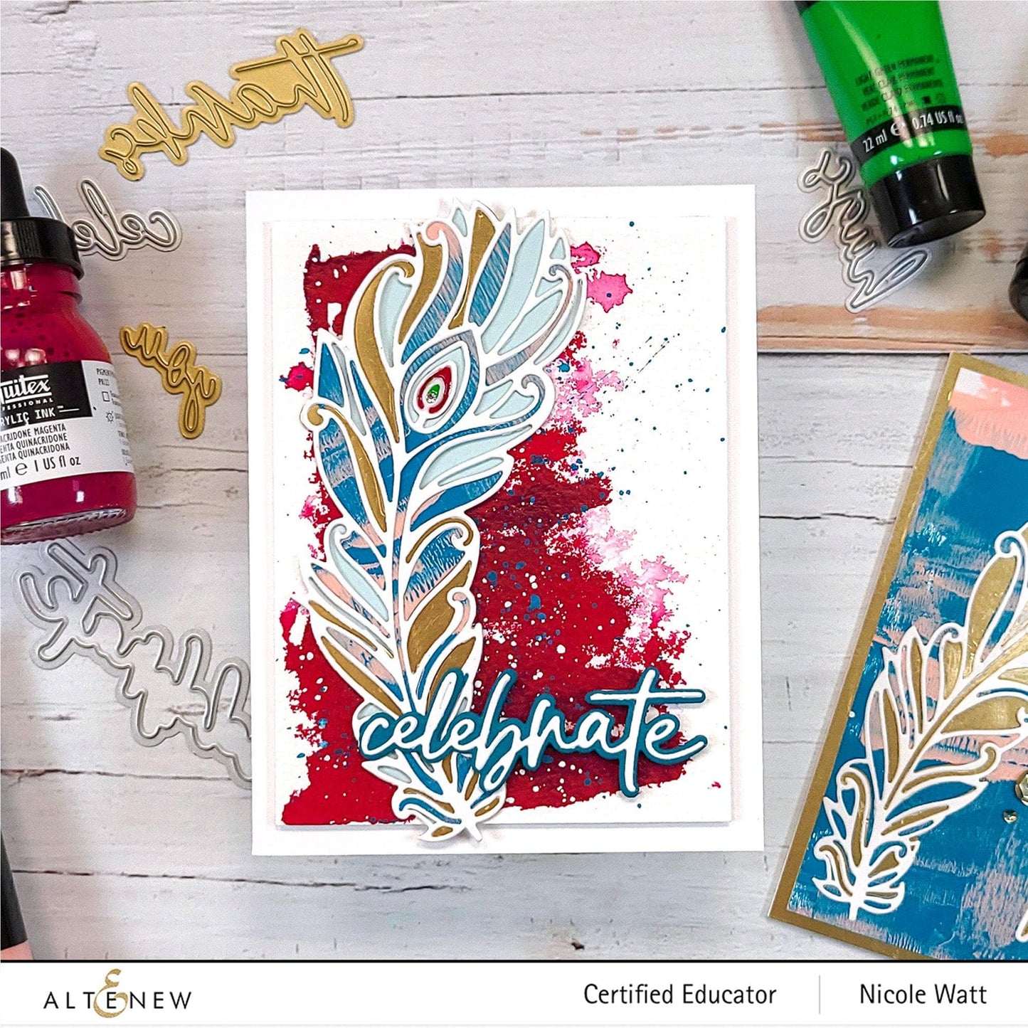 Sweet Sentiments Hot Foil Plate Set