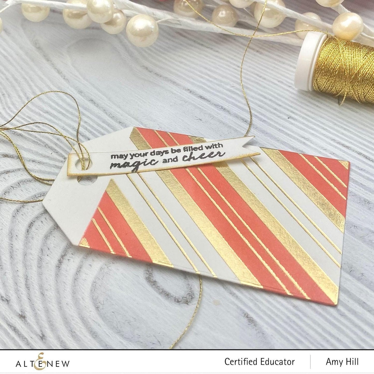 Tiny Festive Patterns Hot Foil Plate Set (4 in 1)