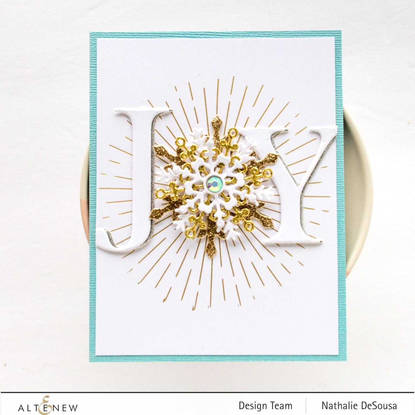 Tiny Festive Patterns Hot Foil Plate Set (4 in 1)