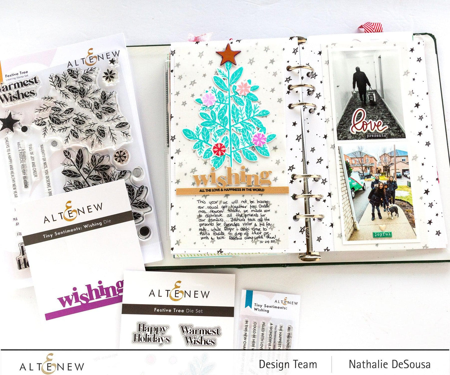 Tiny Festive Patterns Hot Foil Plate Set (4 in 1)